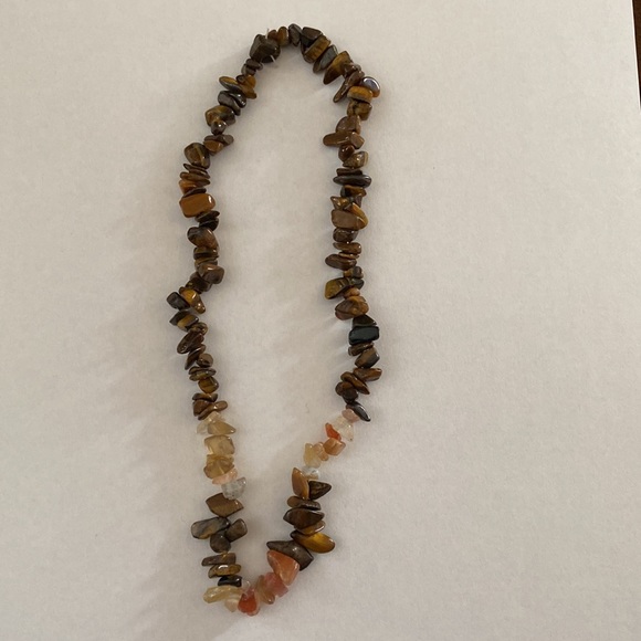 Handmade crystal necklace and earrings set - Picture 2 of 2